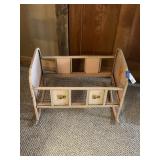 Antique Metal Amsco Doll-E-Crib