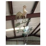 Antique Copper Chicken Weathervane