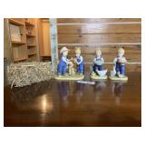 (3) Home Interiors "Denim Days" Figurines