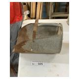 VIntage Galvanized Grain Scoop