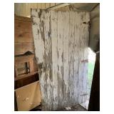 Antique Barn Door - white