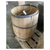 Antique Wood Barrel