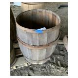 Antique Wood Barrel