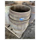Antique Wood Barrel