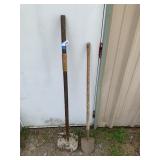 (2) Shovels