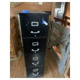 Metal 4 Drawer File Cabinet