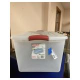 Plastic Storage Tote 64qt