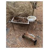 Vintage Outdoor Repurposed Planters