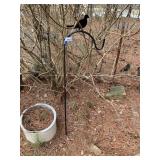 Wrought Iron Bird Shepherd Hook