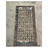 Vintage Art Deco Metal Grate