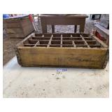 Vintage Coca-Cola Wood Crate (yellow)