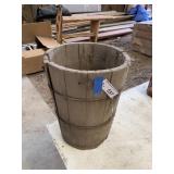 Antique Wood Bucket