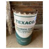 Vintage TEXACO Texamatic Fluid Barrel