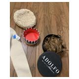 Vintage Sweater (stain), Hat, ect