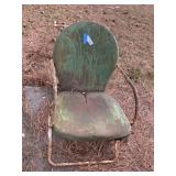 Vintage Mid-Century Metal Patio Lawn Chair