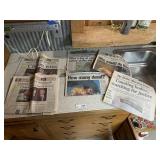 Newspapers - Clinton, 9/11