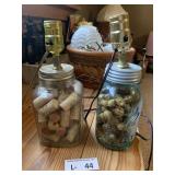 (2) Canning Jar Lamps