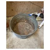 VIntage Galvanized Wash Tub