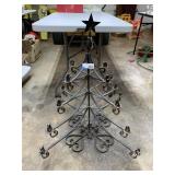 Wrought Iron Christmas Tree Candle Holder