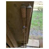 (2) Tiki Torches