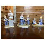(3) Home Interiors "Denim Days" Figurines