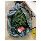 Chirstmas Tree & Lights in Tree Bag