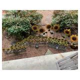 Metal Sunflower Garden Decor
