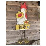 Welcome Chicken Sign