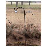 Wrought Iron Double Shepherd Hook