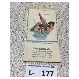 Vintage 1960s Able Sypply Co Pinup Girl Notepad