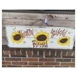Thanful Grateful Bleassed Wood Sign
