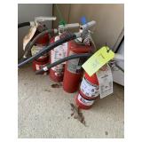 (4) Fire Extinguishers (1 discharged)