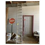 Werner Aluminum Extension Ladder 24'
