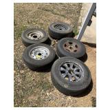 Tires & Rims Mixed Sizes