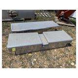(2) Diamond Plate Aluminum Truck Tool Boxes