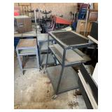 (3) Rolling Metal Carts