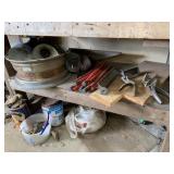 MIsc Hardware, etc on Lower Shelf