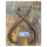 Antique ICe Tongs
