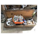 Wood Crate w/PVC Pcs