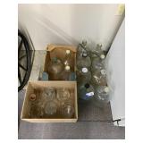 Glass Bottles, Jars, etc
