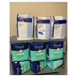 (12) Packs Curity Underwear & Underpads