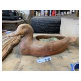 Vintage Duck Shaped Planter