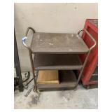 Vintage MCM Rolling Kitchen Cart