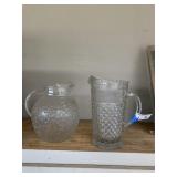 (2) Glass PItchers