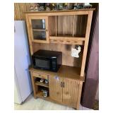 Wood Cabinet (only) approx 43 x 17 x 72