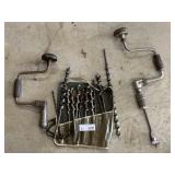 Vintage Hand Brace Drills & Auger Bits