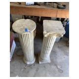 (2) Plant Pedestals