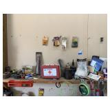 Misc Contents on Wall Shelf