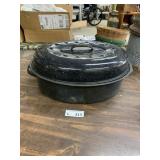 Graniteware Enamel Roasting Pan