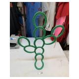 Hand Made Metal Horse Shoe Cactus